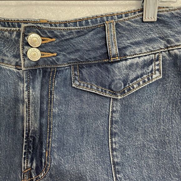 American Eagle Jeans Size 8 Blue Medium Wash Denim RELAXED MOM Soft Lightweight - Picture 5 of 12